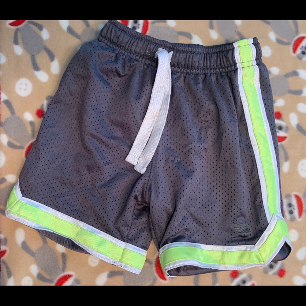 Grey athletic shorts